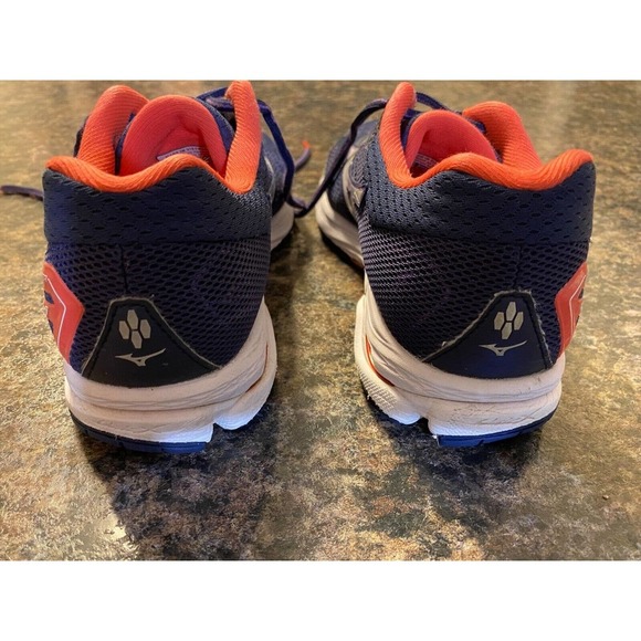 Womens Mizuno Running Shoes 7.5 Wave Rider 21 Purple Coral - Picture 5 of 8